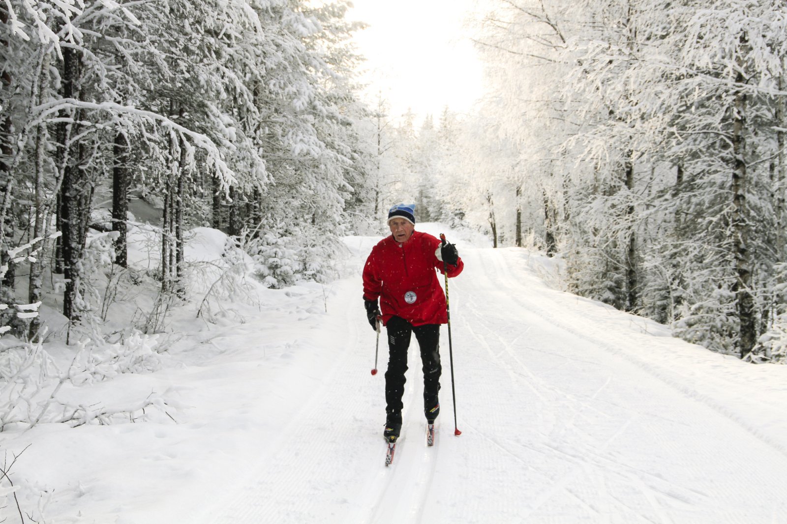Veteran på tur i Romeriksåsene