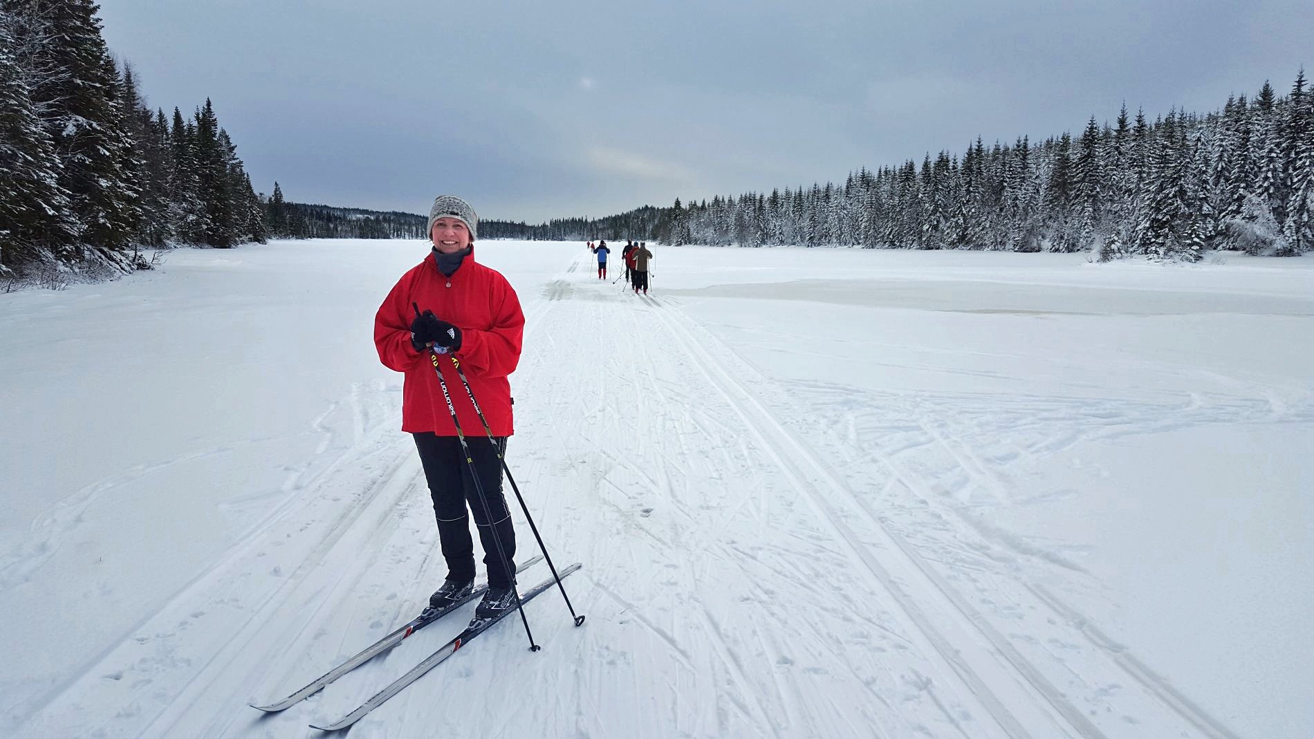 Vinteren endelig ved Ølja
