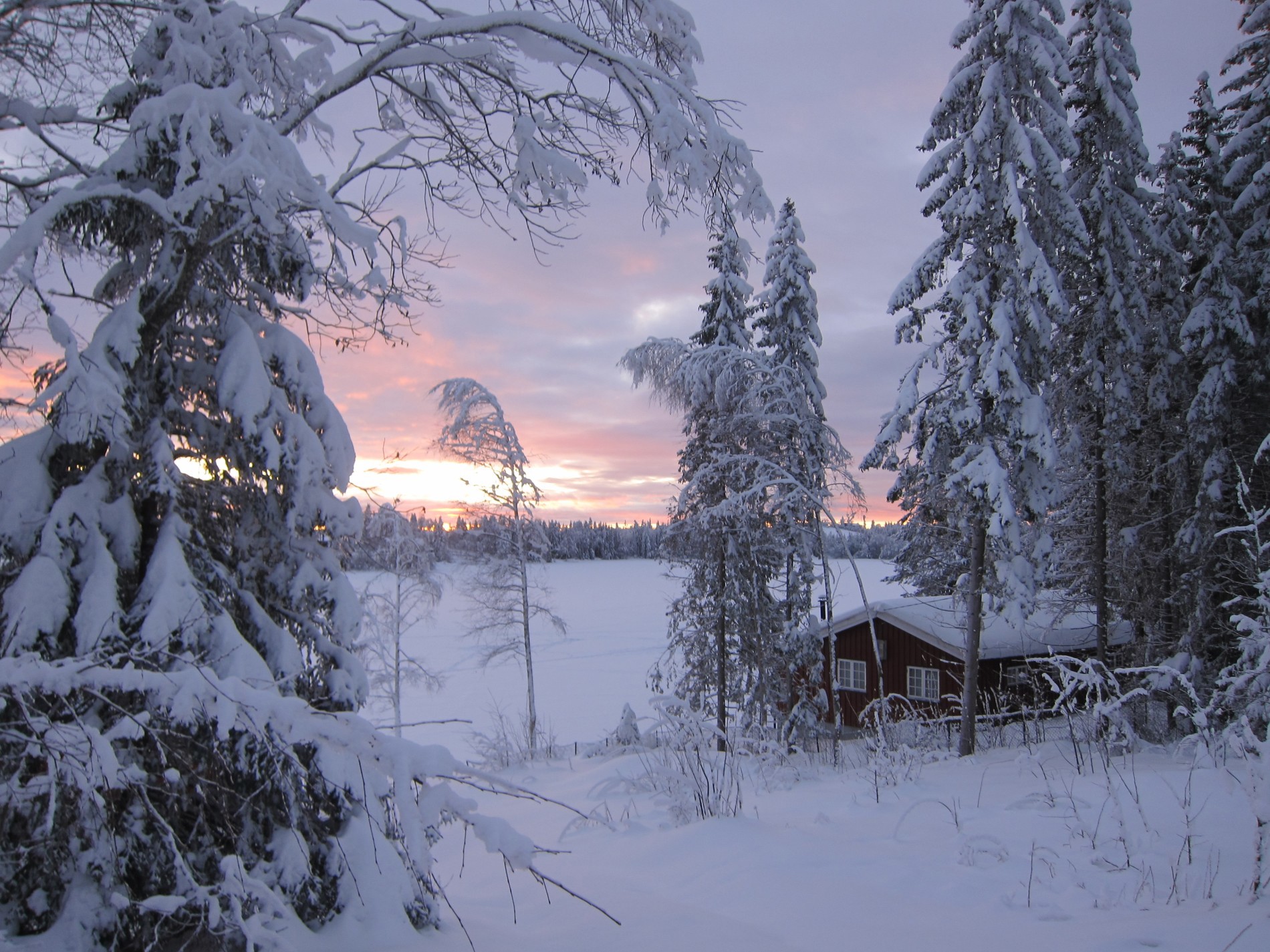 Vinteridyll ved Sillongen