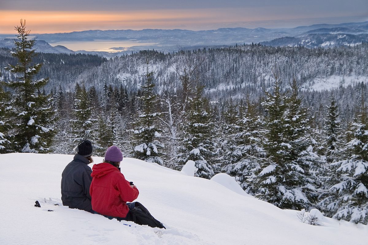 Vinterlunsj med fjordutsikt
