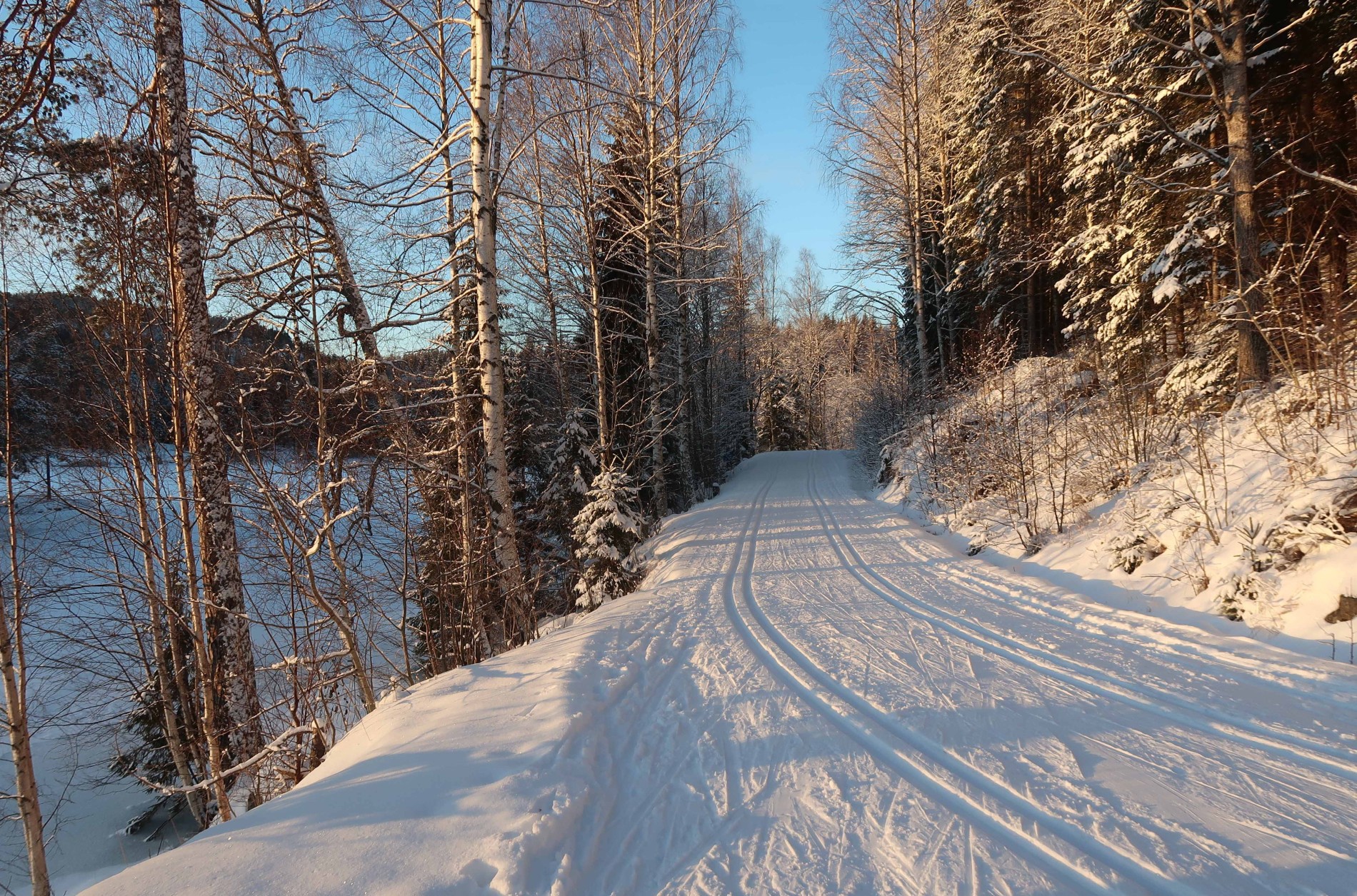 Vinterlys ved Geitsjøen
