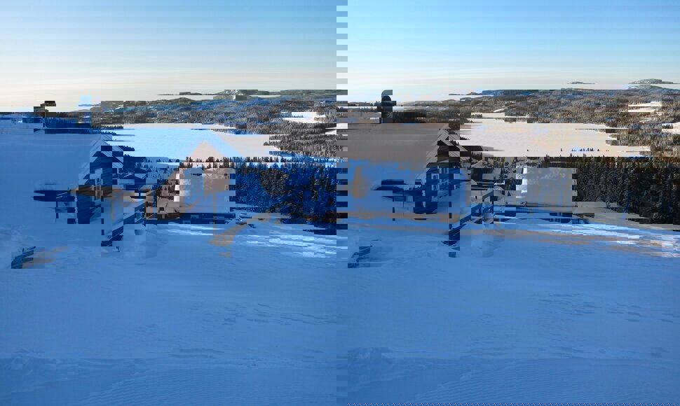 Vintermorgen på Hersjøsætra