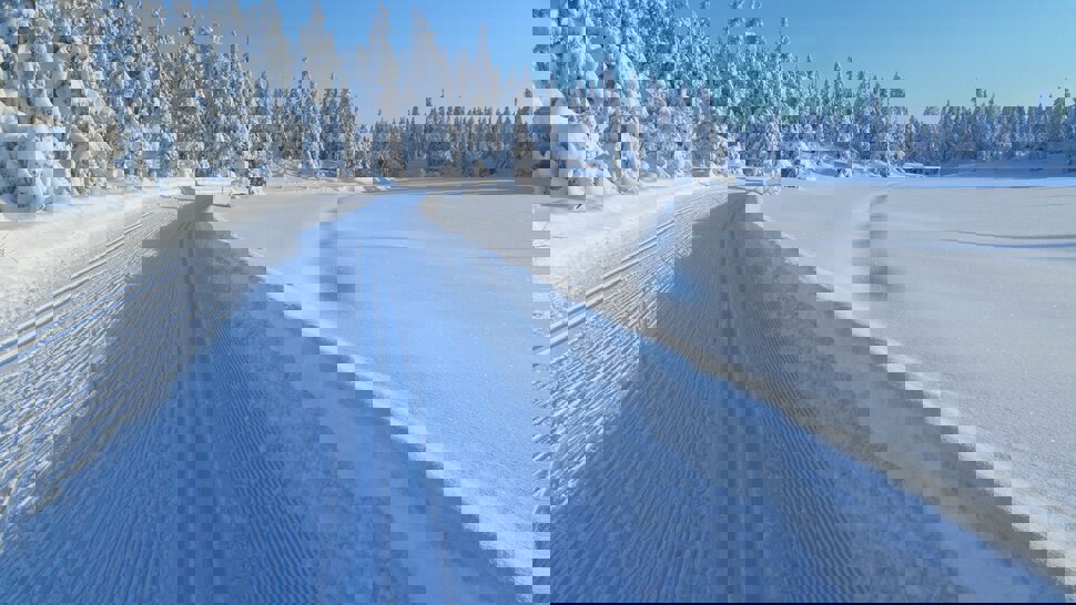 Rikelig med snø på Totenåsen