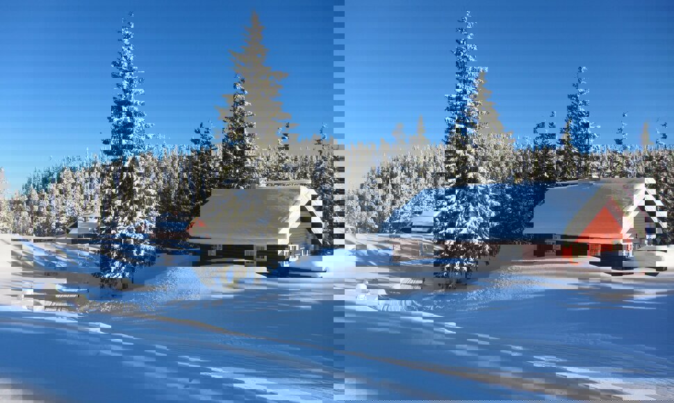 Vinterstemning ved Fløytensætra