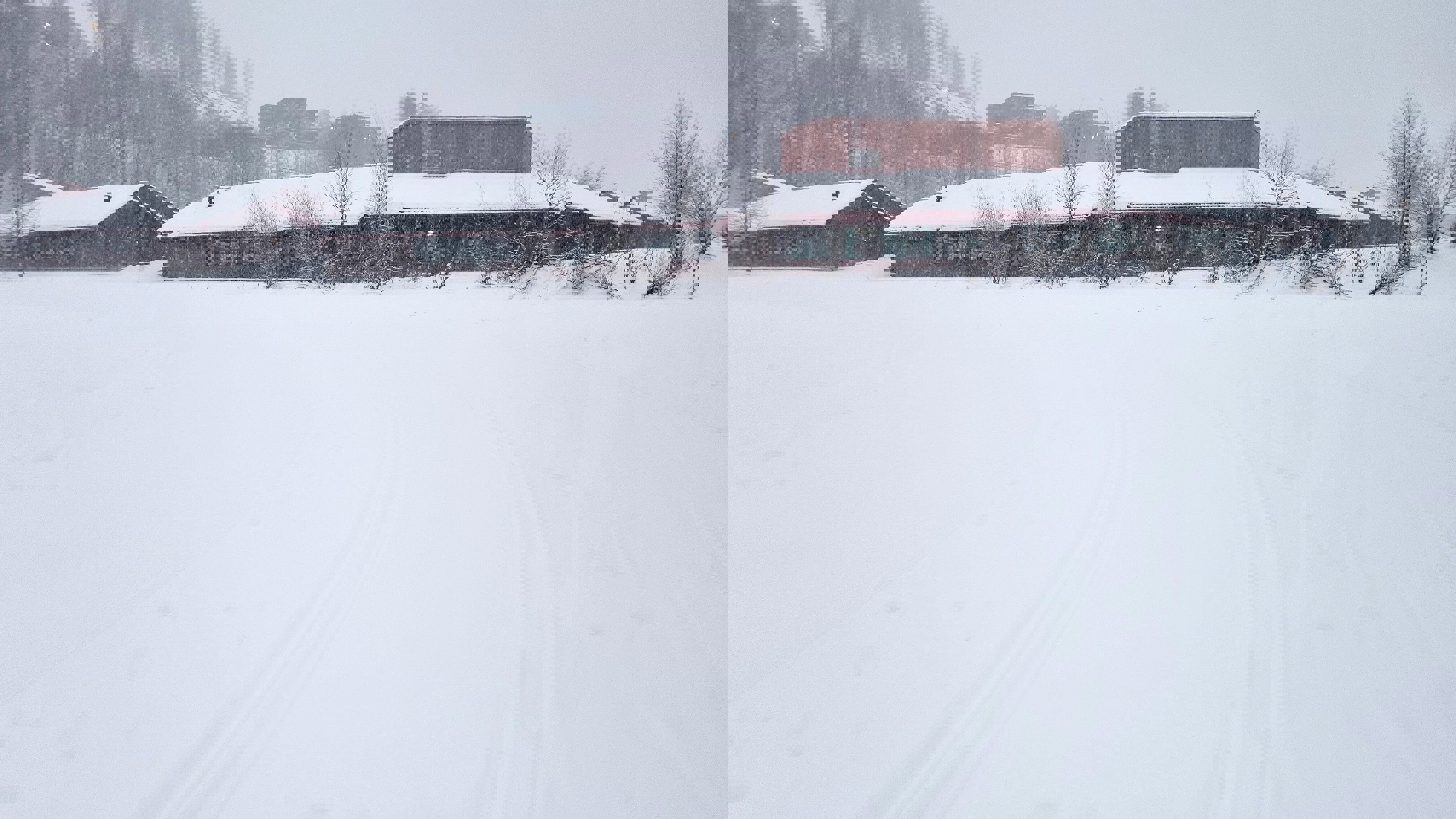 Skiløype ved Løkeberg skole