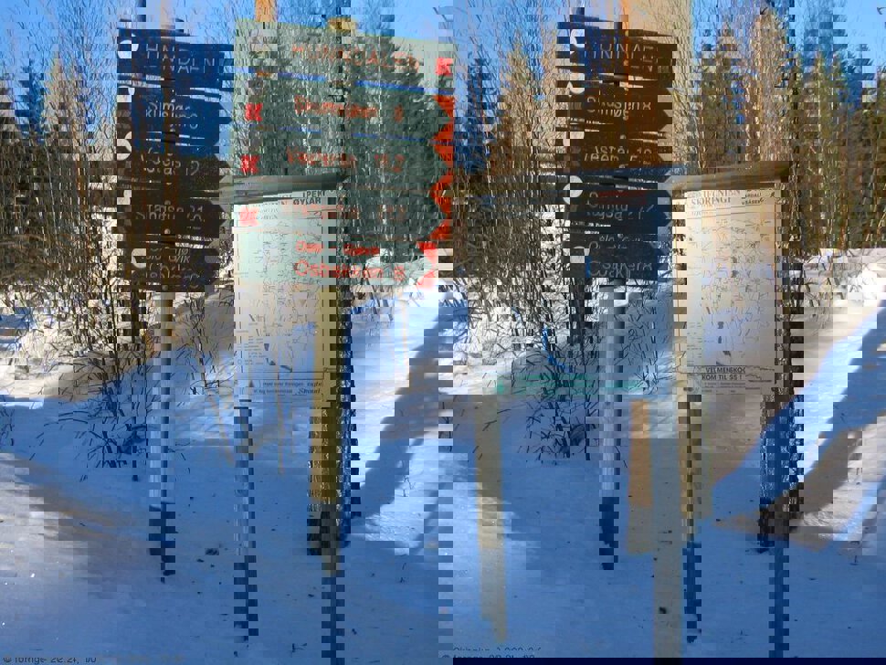 Hunndalen v. Gjøvik - løypestart mot Oslo!