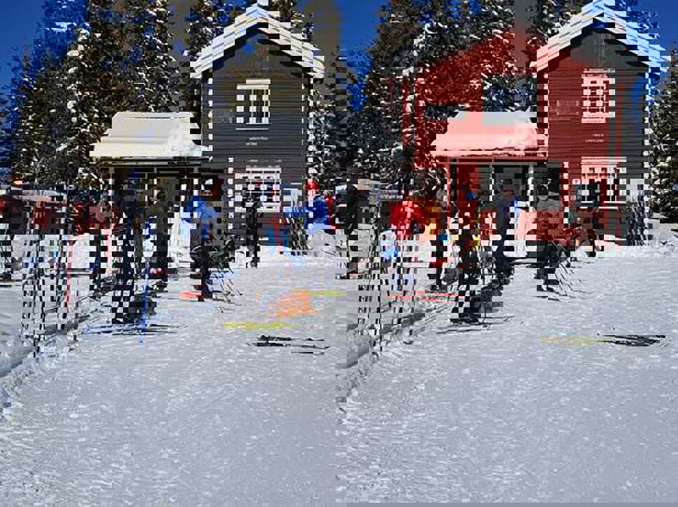 Strålende vær på Toten i dag