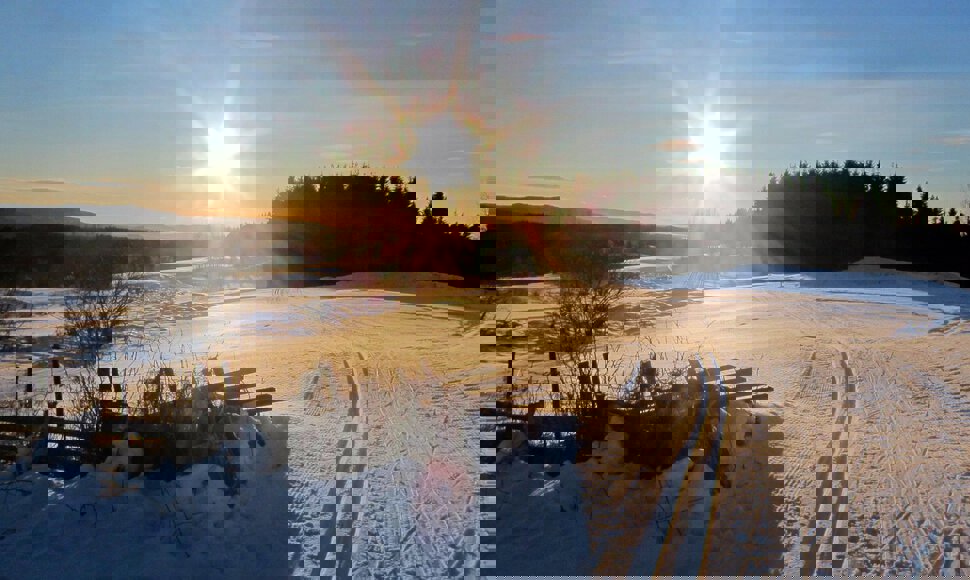 Strålende dag på Hadeland