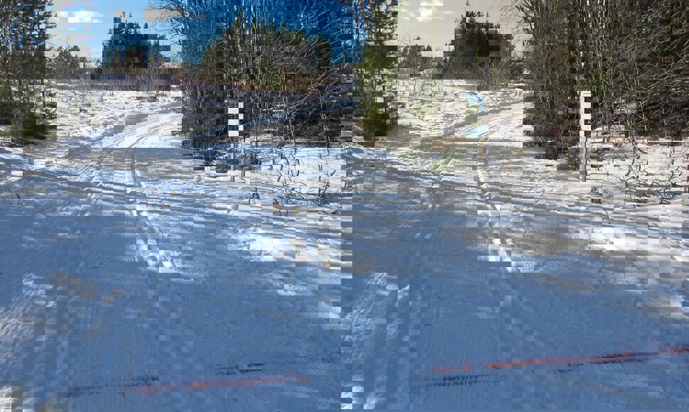 Løypestart ved Bergerbakken skole