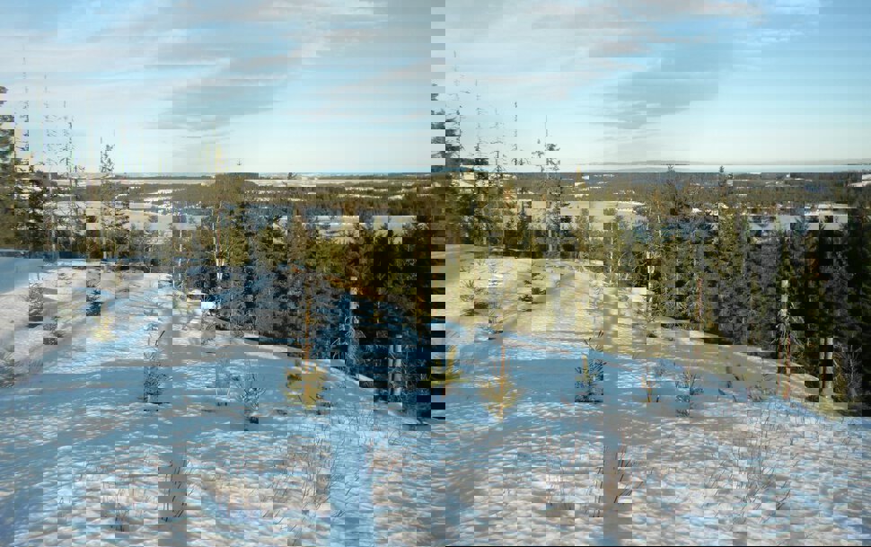 Flott utsikt mot Skumsjøen fra Skumlia