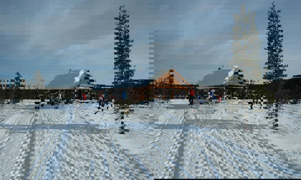 Flott vinterdag i Snertingdal