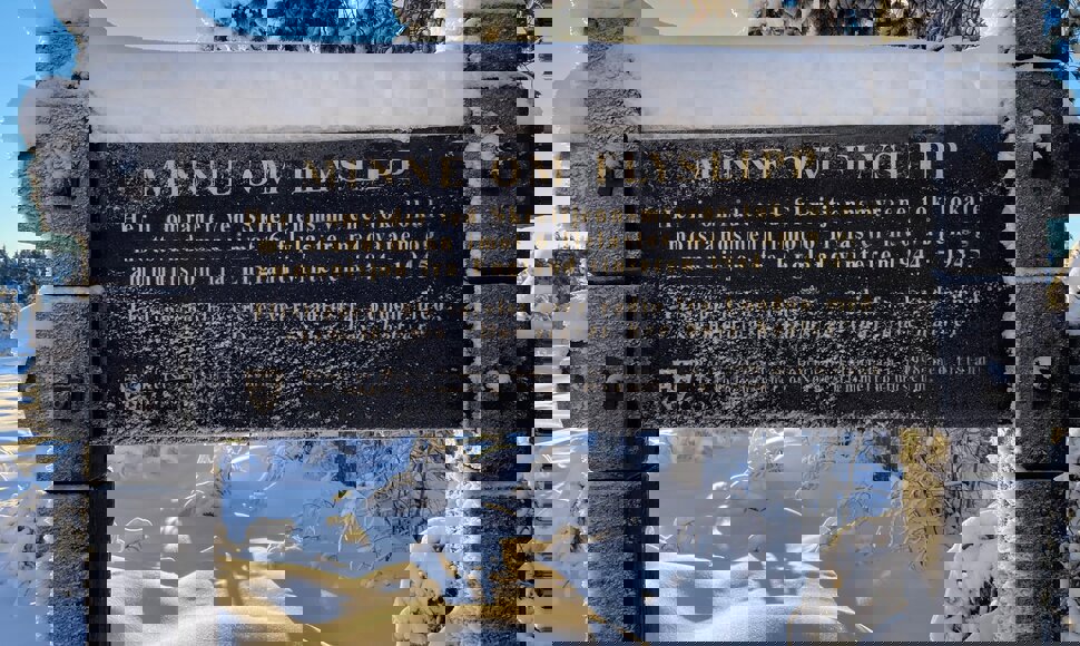 Minneplakat om flyslipp